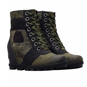 Sorel Lexie Camo Print Wedge